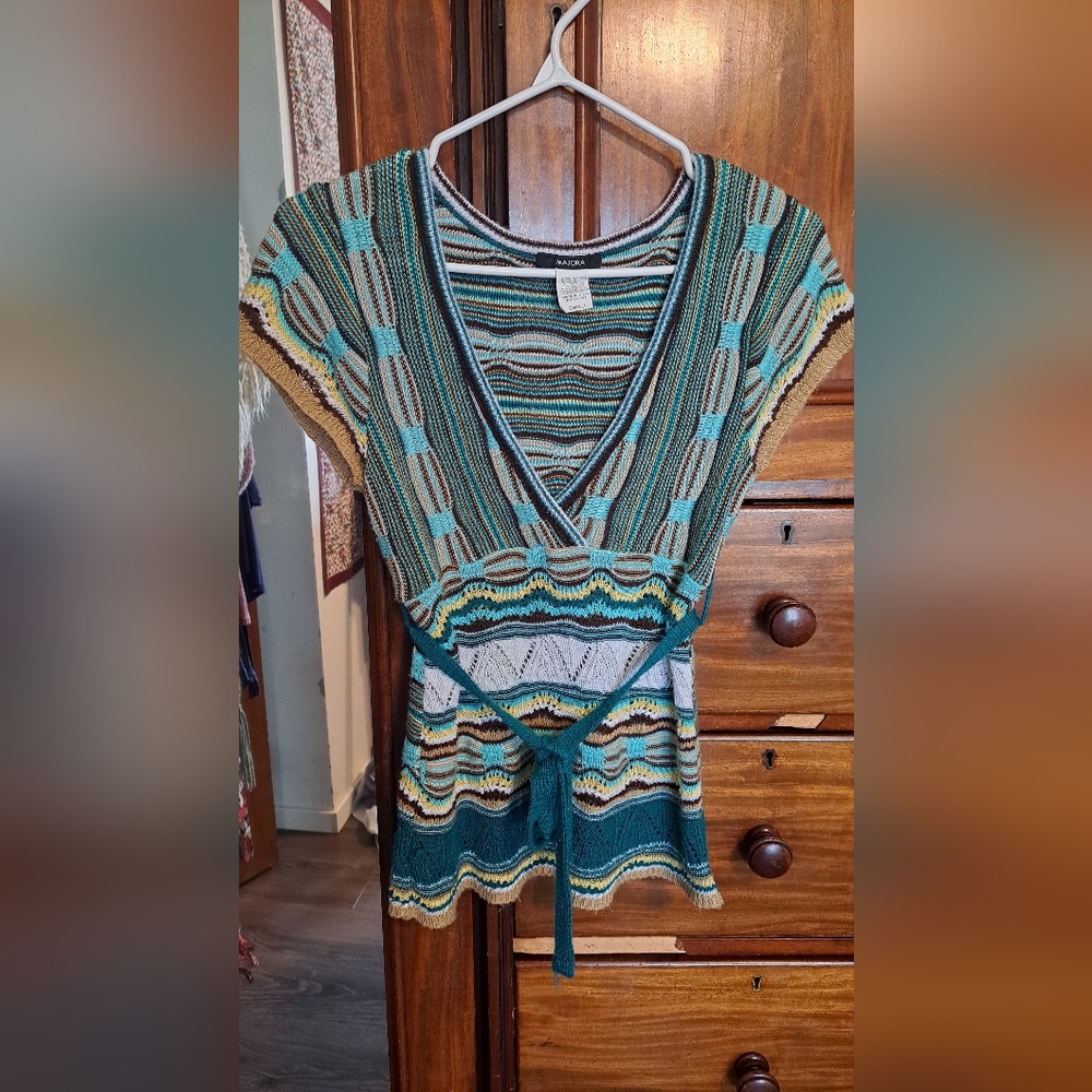 Striped Multicolor Knit Top
